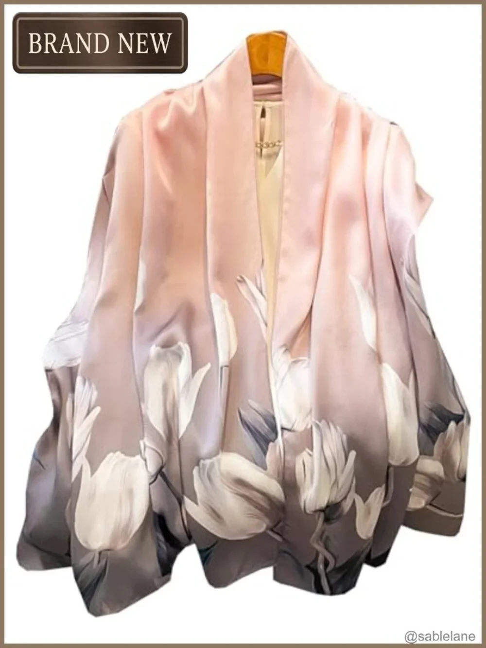 silky satin long shawl wrap fashion scarf for women formal evening wear
